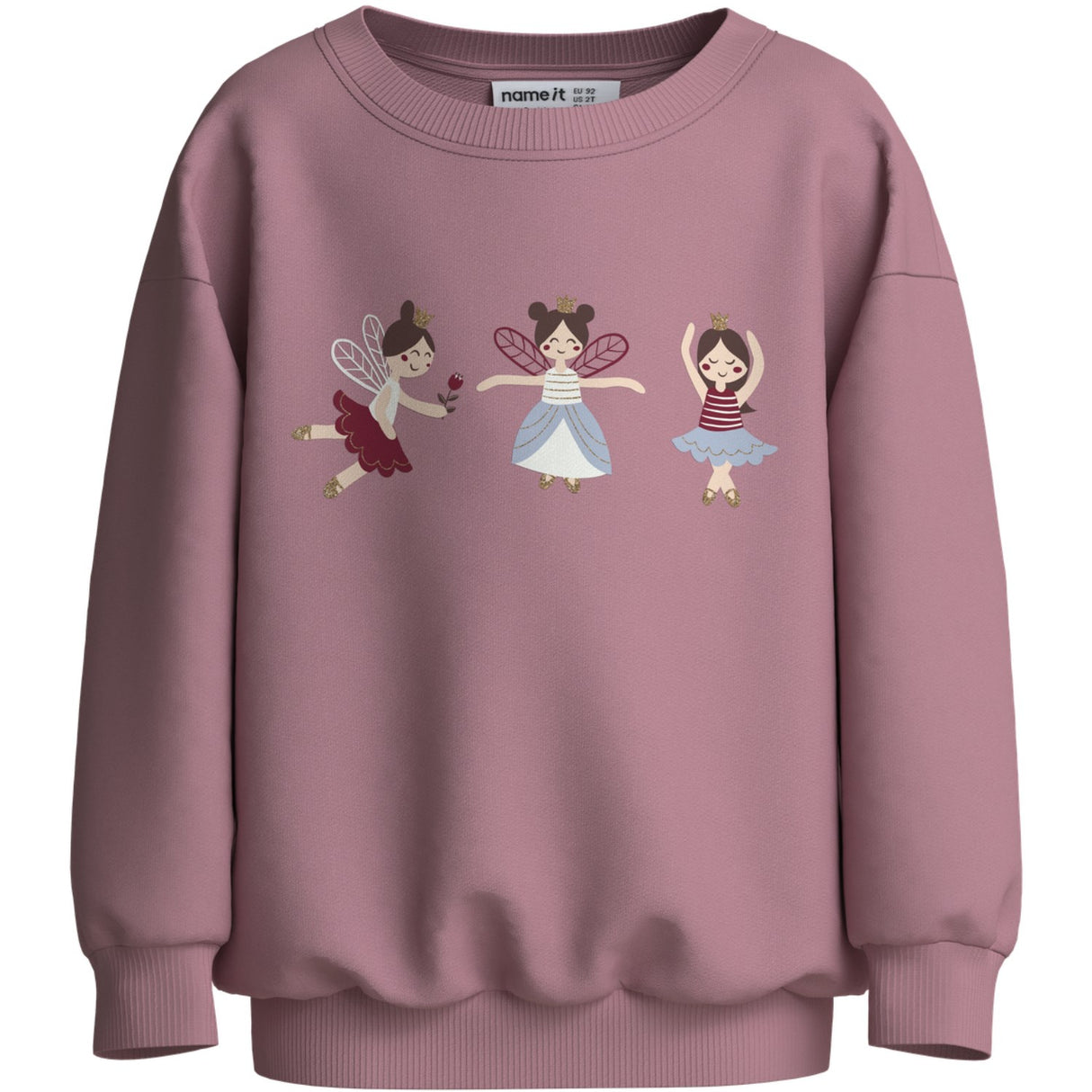 Name It Lilas Fairies Nmfvalona Ls Long Rlx Sweat Unb