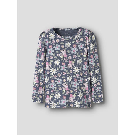 Name It Vintage Indigo Nmfjundi Peppa Ls Slim Topp Cplg