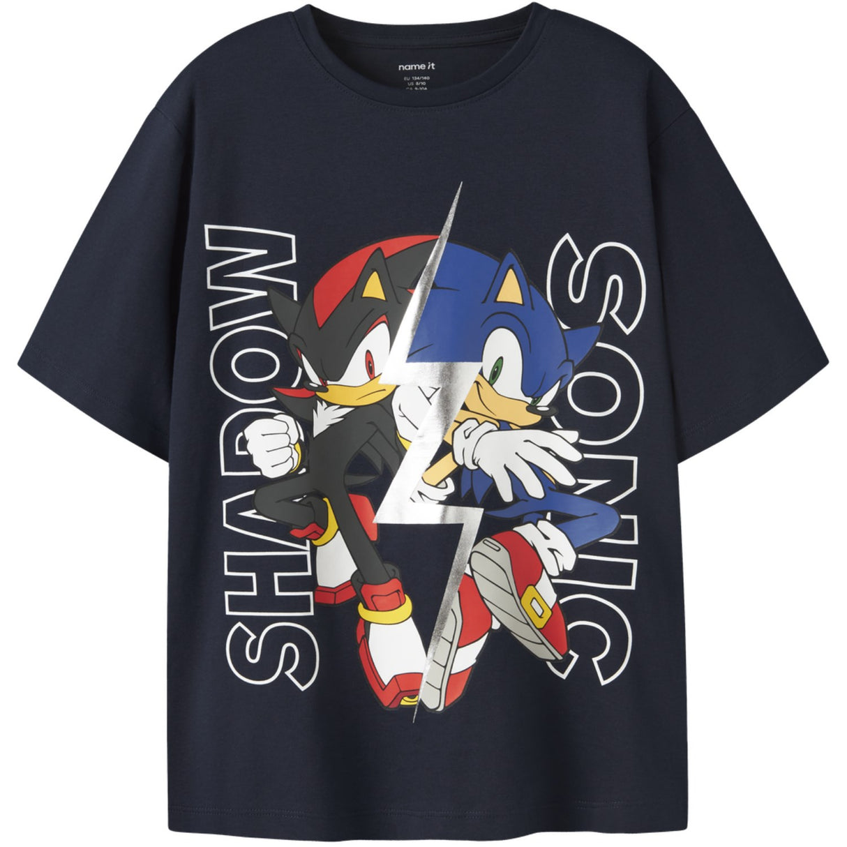 Name It Navy Blazer Nkmjulle Sonic Ss Nreg Topp Noos Sky