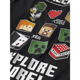 Name It Black Nkmjulio Minecraft Ss Nreg Topp Box Bfu