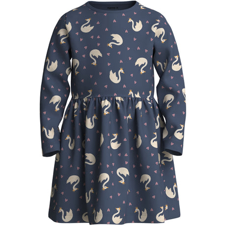 Name It Vintage Indigo Swan Princess Nmfvilisa Ls Kjole