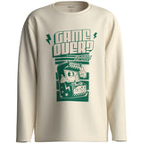 Name It Antique White Game Over Nkmvictor Ls Nreg Topp