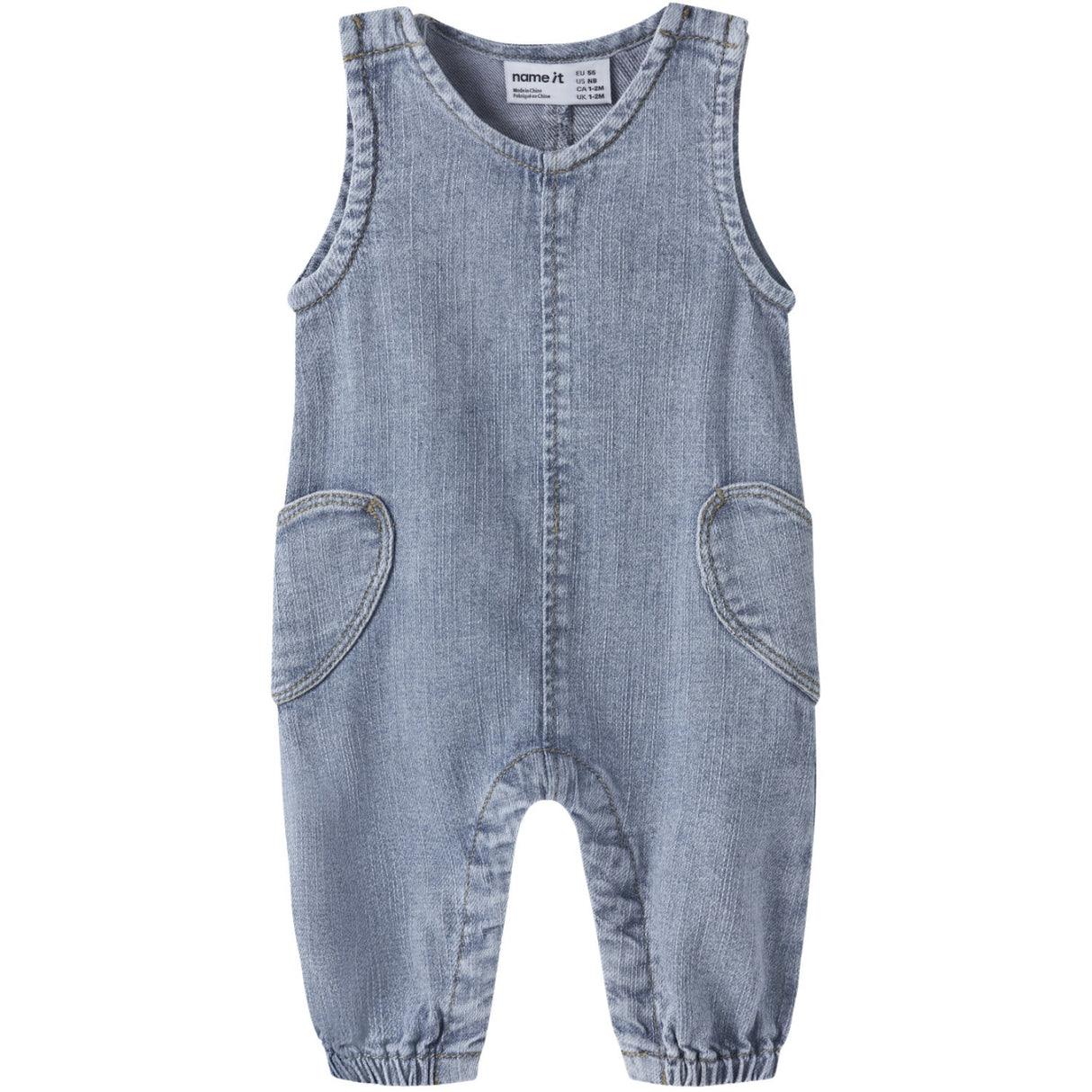 Name It Denim Blue Nbfemmaline Loose Dnm Drakt 2033-Ve