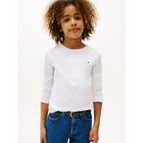 Tommy Hilfiger Boys Basic CN Bluse Bright White