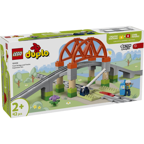 LEGO® DUPLO Town - Togbro Og Spor – Udvidelsessæt 10426