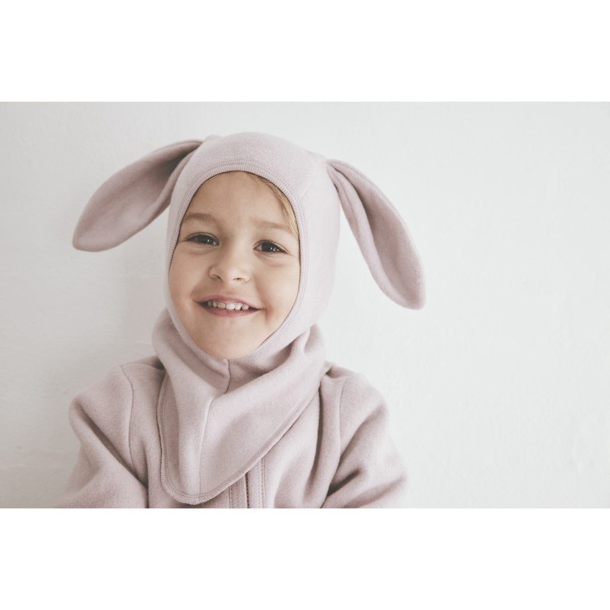 Huttelihut Peach Blush Elefantlue Ears Bomull Rib