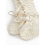 MarMar Newborn Modal Mix Mini Dots Gentle White Abootie Booties