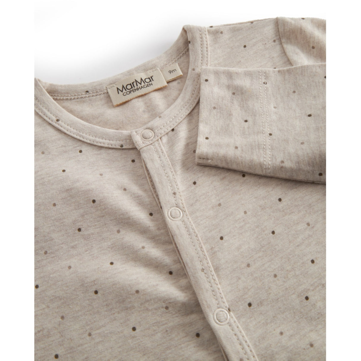 MarMar Modal Smooth Print Beige Mel Dot Ruka Heldrakt