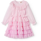 MarMar Tulle Plissé Petal Mix Doria Kjole