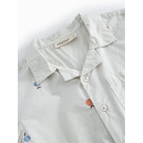 MarMar Poplin Fruit Emb Tage Skjorte