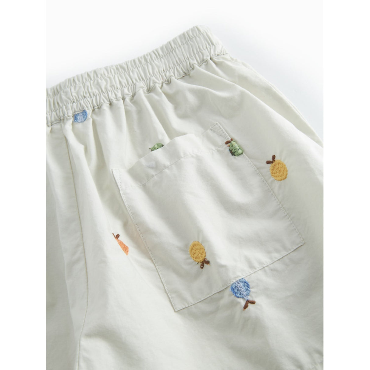 MarMar Poplin Fruit Emb Pinon Shorts