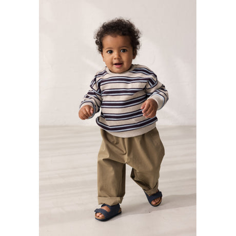 MarMar Modal Sweat College Stripe Tammas B Collegegenser