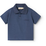 MarMar Cotton Jersey Vintage Blue Tad Polo T-shirt