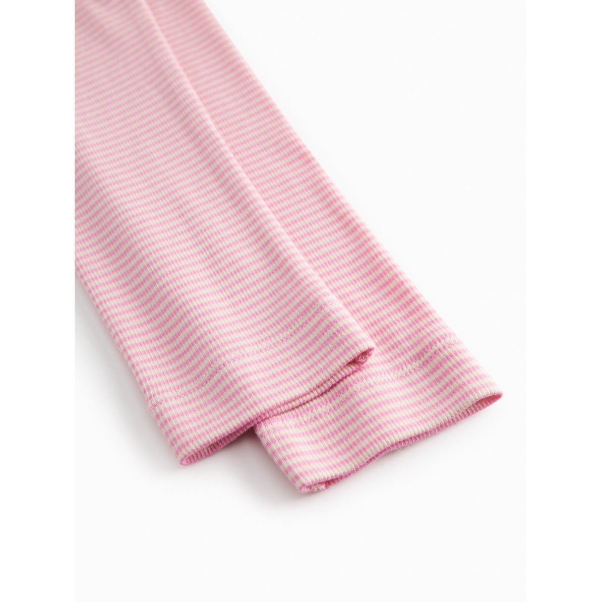 MarMar Modal Fine Rib Pink Stripe Leggings