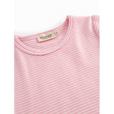 MarMar Modal Fine Rib Pink Stripe Tago T-shirt