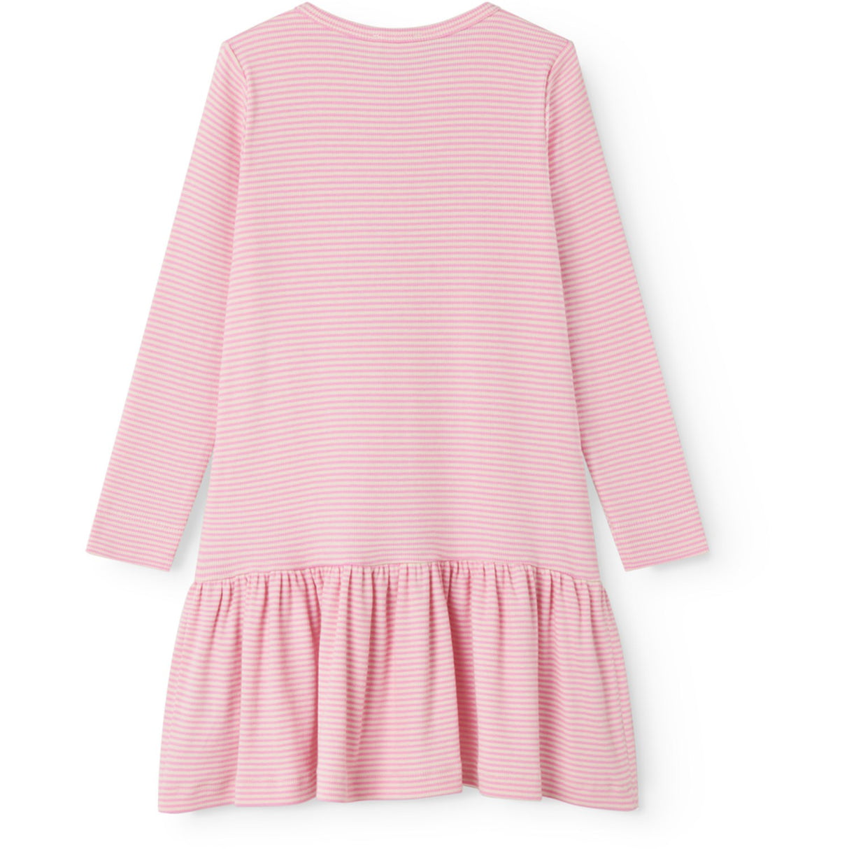 MarMar Modal Fine Rib Pink Stripe Diro Kjole