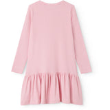 MarMar Modal Fine Rib Pink Stripe Diro Kjole