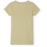 MarMar Modal Fine Rib Olive Stripe Tago T-shirt