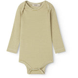 MarMar Modal Fine Rib Olive Stripe Ben Body