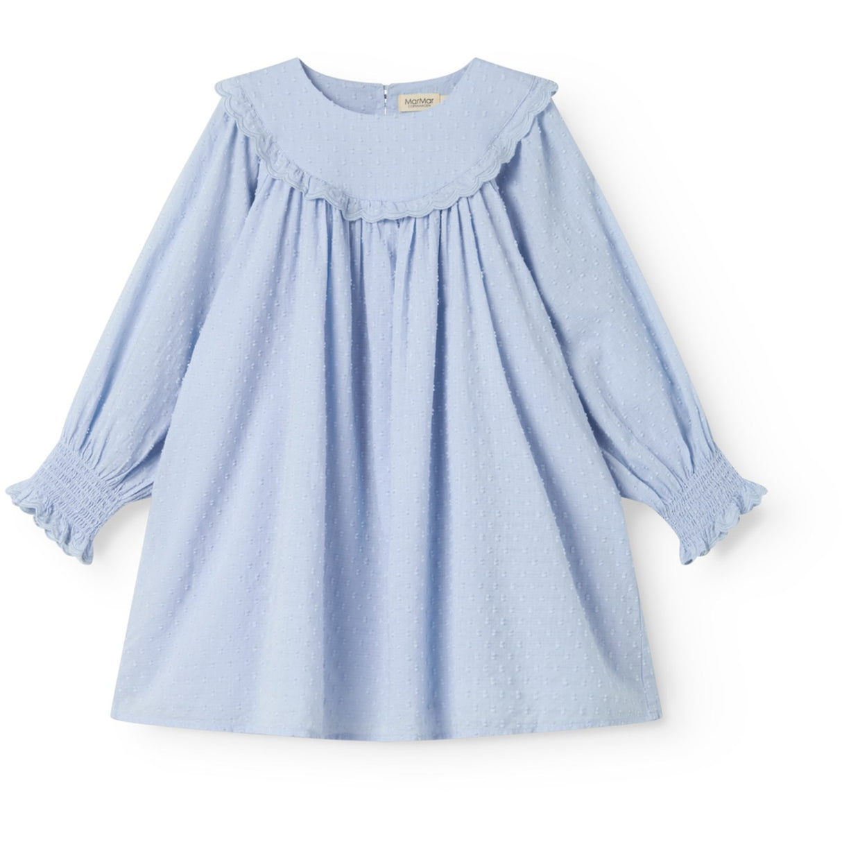 MarMar Fine Dobby Windy Blue Drissy Kjole
