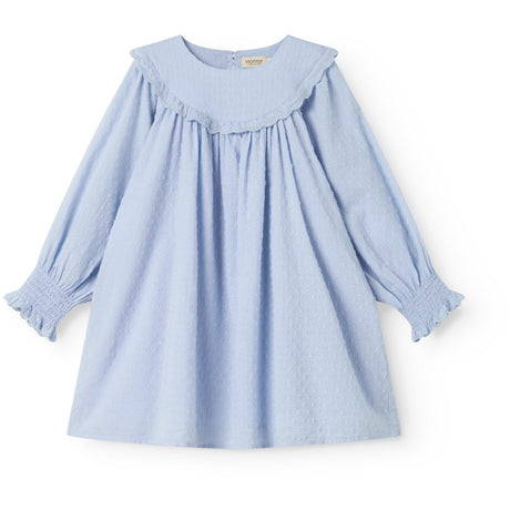 MarMar Fine Dobby Windy Blue Drissy Kjole