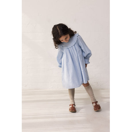 MarMar Fine Dobby Windy Blue Drissy Kjole