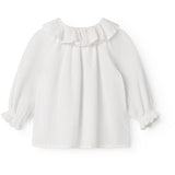 MarMar Fine Dobby White Tia Bluse