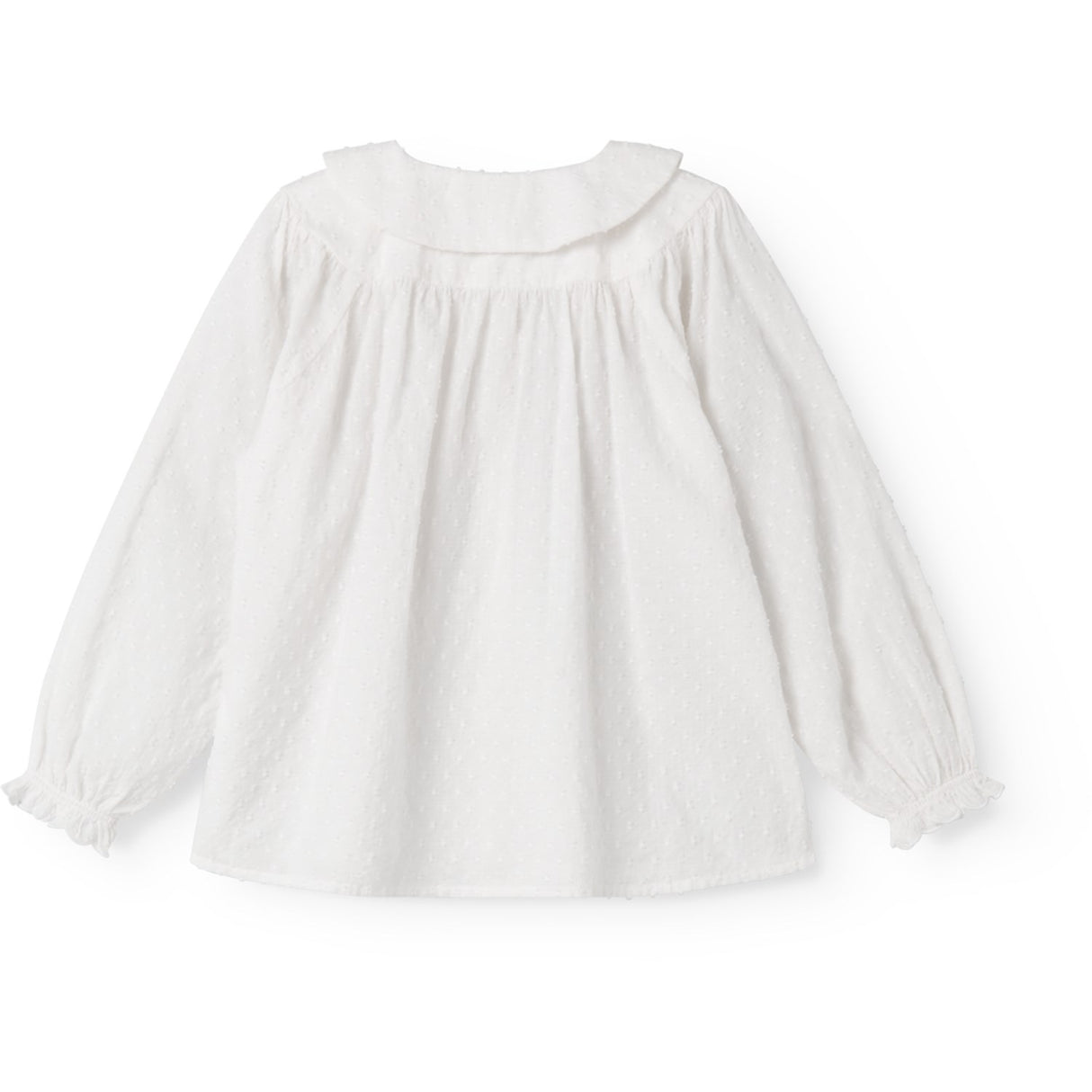 MarMar Fine Dobby White Trissy Bluse