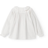 MarMar Fine Dobby White Trissy Bluse