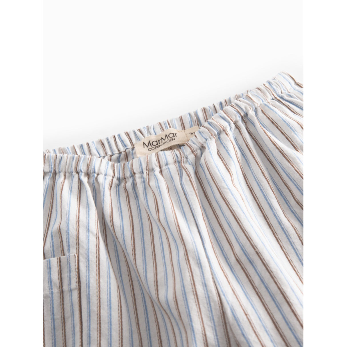 MarMar Cotton Blue Iris Stripe Panto Bukser