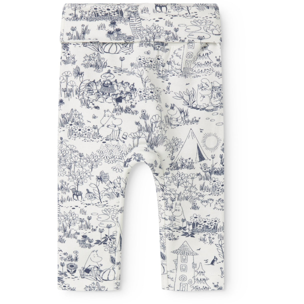 MarMar Newborn Modal Smooth Print Moominvalley Piva Bukser