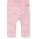 MarMar Newborn Modal Fine Rib Pink Stripe Piva Bukser