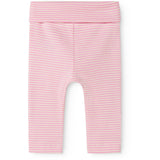 MarMar Newborn Modal Fine Rib Pink Stripe Piva Bukser