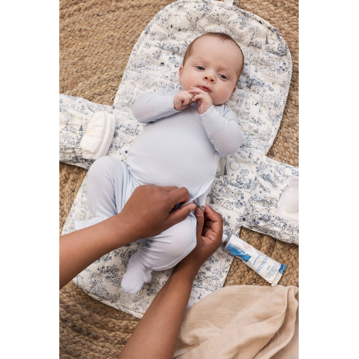 MarMar Newborn Micro Modal Blue Mist Rubello Heldrakt