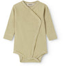 MarMar Newborn Modal Fine Rib Olive Stripe Bellis Body