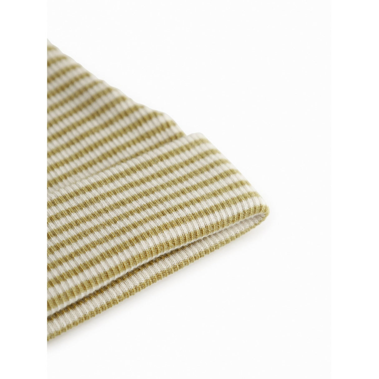 MarMar Newborn Modal Fine Rib Olive Stripe Aiko Lue