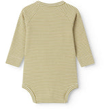 MarMar Newborn Modal Fine Rib Olive Stripe Bellis Body