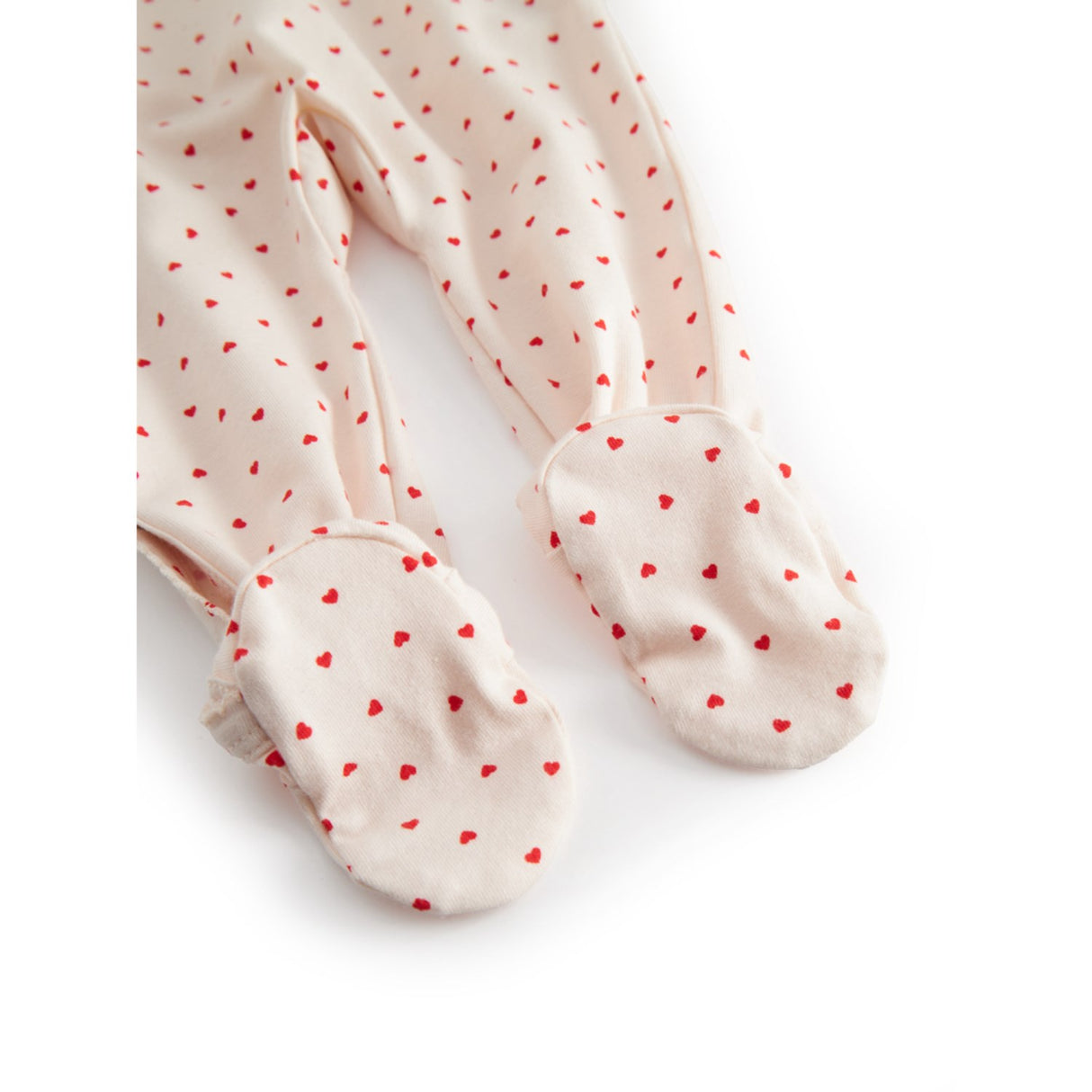 MarMar Newborn Modal Smooth Print Happy Hearts Rubetta Heldrakt