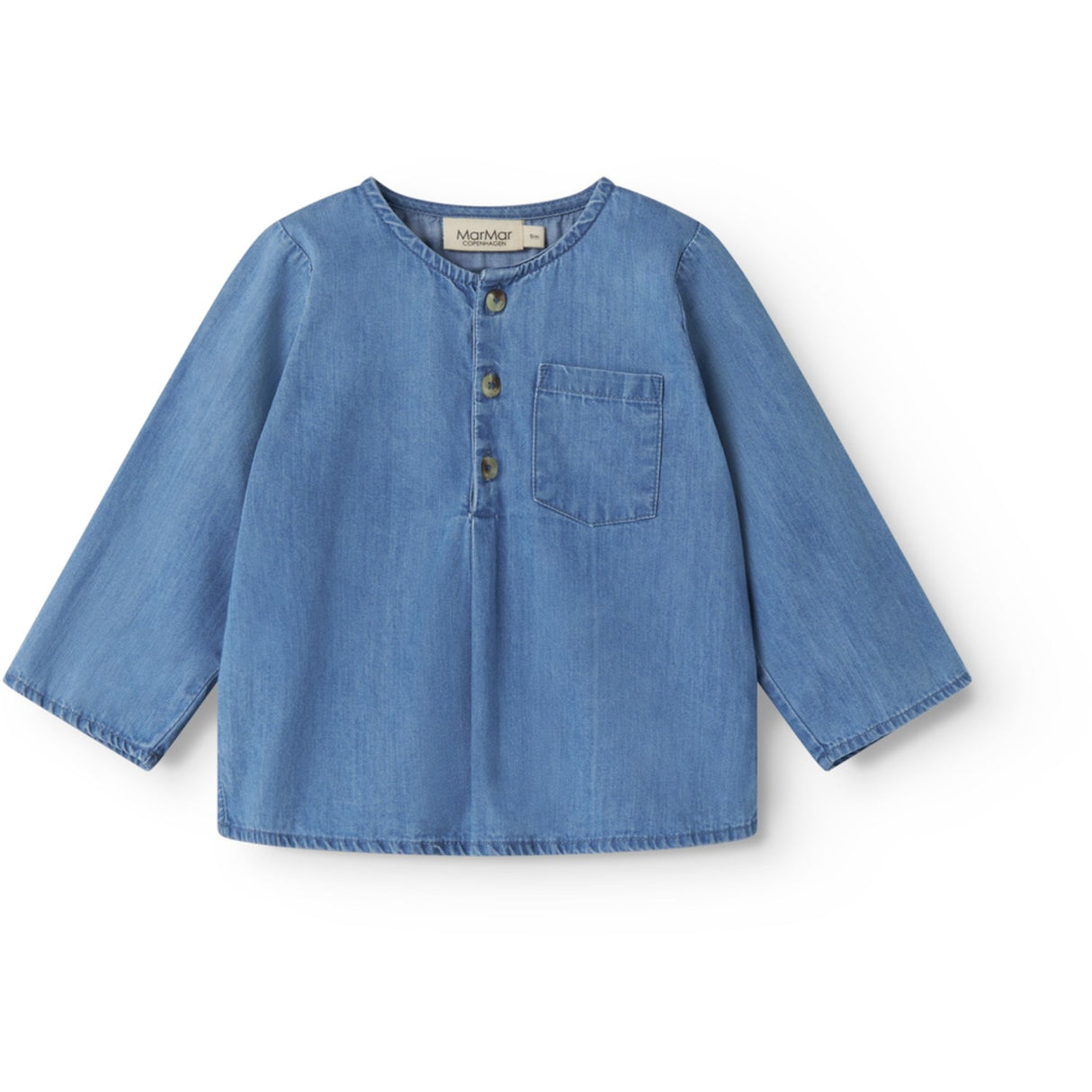 MarMar Light Denim Blue Denim Troy Skjorte