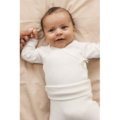 MarMar Newborn Modal Pointelle Gentle White Piva Bukser