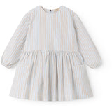 MarMar Cotton Blue Iris Stripe Dagmary Kjole