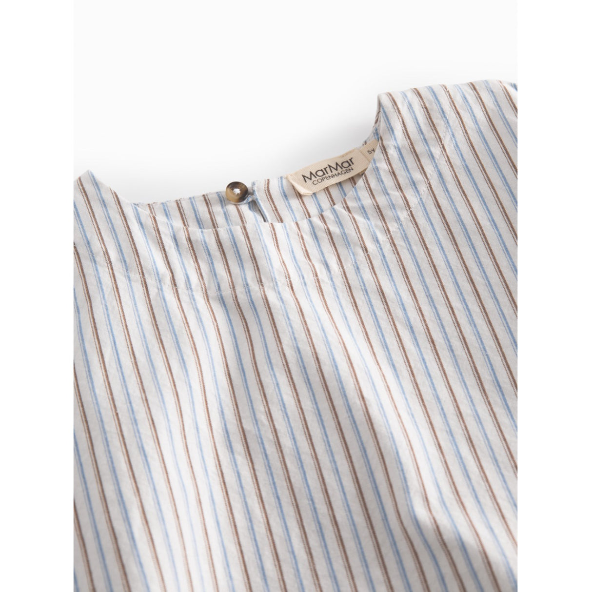 MarMar Cotton Blue Iris Stripe Dagmary Kjole