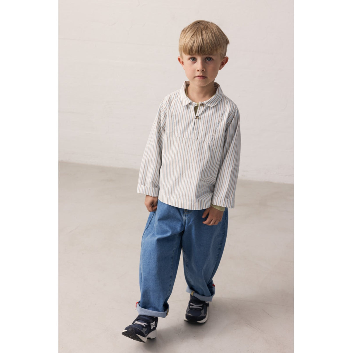 MarMar Cotton Blue Iris Stripe Tovas Skjorte