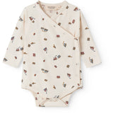 MarMar Newborn Modal Smooth Print Trains Belito Body