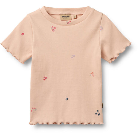 Wheat Rose Flowers Sett T-shirt S/S & Bukser Alicia