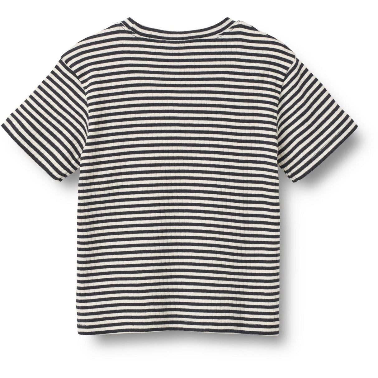 Wheat Navy Rib Stripe Sett T-shirt S/S & Shorts Fabian