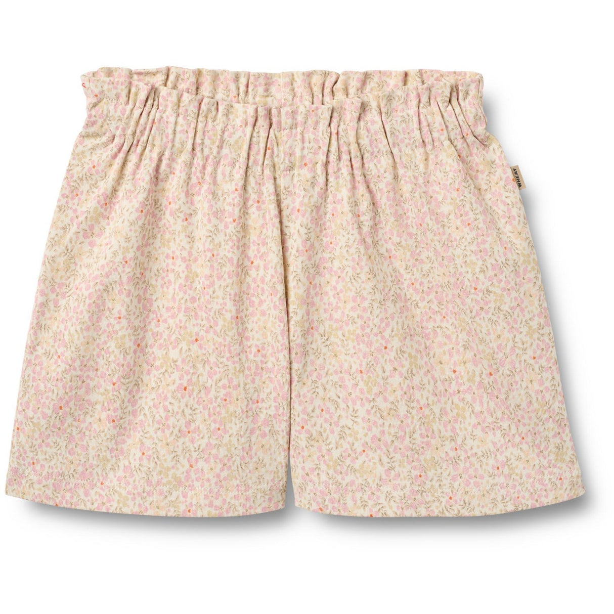 Wheat Coral Flowers Shorts Sandy