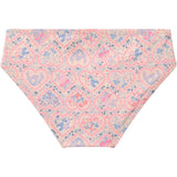 Wheat Pink Heart Flowers Swim Sett 2-piece Alma