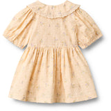 Wheat Barely Apricot Flowers Kjole S/S Adele