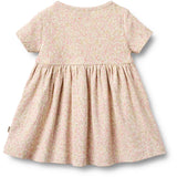 Wheat Coral Flowers Jersey Kjole S/S Nova